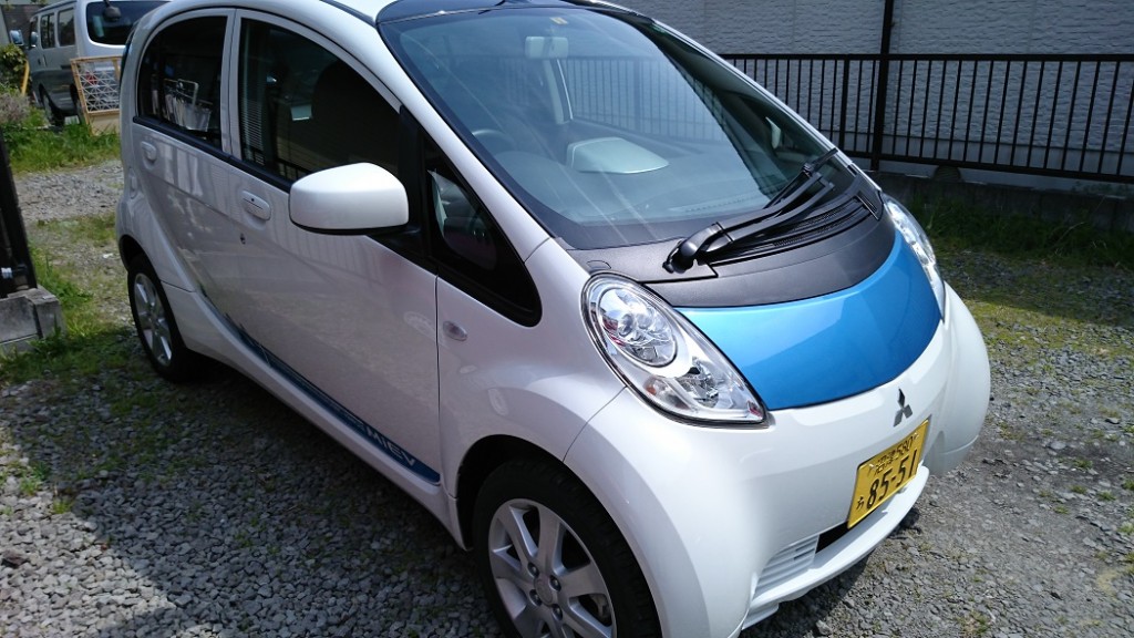 新デモカー・三菱i-MiEV、まずは第一弾スピーカー交換 | 音を良くする