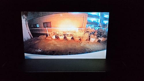 KB1レジェンドに追加したバックカメラ夜間映像