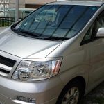 ナビを付け替えした初期型アルファード