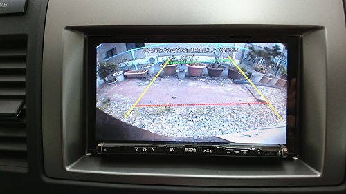 マツダMPVメーカーオプションG-BOOKナビのバックカメラを市販ナビに流用