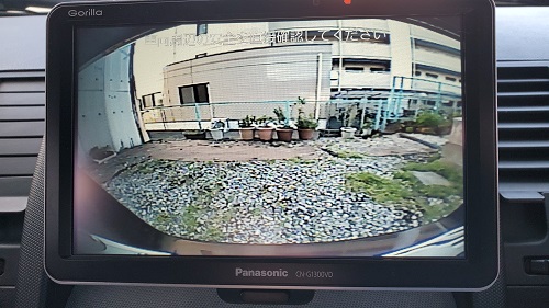 フェアレディZ(Z33)バックカメラをポータブルナビに表示