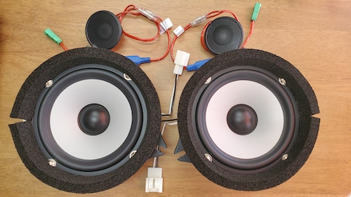 マツダ2(DJ型)用音質向上スピーカー取付コンプリートキット