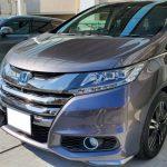 純正マルチビューカメラ流用施工を実施した、ホンダオデッセイ(RC型)純正マルチビューカメラ付車