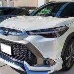 オーディオ音質向上目的のプロセッサー内蔵アンプを追加した、トヨタカローラクロス(ZVG10系)