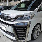 音質向上目的のリアスピーカー交換とプロセッサー内蔵アンプ(DSP)追加を実施した、トヨタヴェルファイア(30系)JBL付車