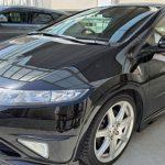 市販大画面フローティングナビとバックカメラを取り付けした、ホンダシビックタイプRユーロ(FN2型)