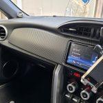 オーディオ音質向上目的のスピーカー交換実施後の、トヨタ86(ZN6)後期型オーディオ全景
