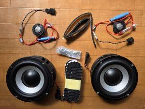 フォルクスワーゲンゴルフ8用音質向上スピーカー取付キット