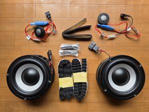 フォルクスワーゲンゴルフ7.5用オーディオ音質向上スピーカー取付キット