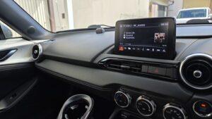 オーディオ音質向上目的のスピーカー交換を実施前の、マツダロードスターRF(ND型)BOSE付車オーディオ全景
