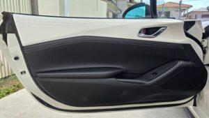 オーディオ音質向上目的のスピーカー交換を実施後の、マツダロードスターRF(ND型)BOSE付車ドア