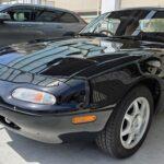 市販オーディオデッキとBluetoothユニットを取り付けした、ユーノスロードスター(NA8C)Vスペシャルセンソリーサウンドシステム付車