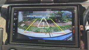 ディーラーオプションナビから市販ディスプレイオーディオへの付け替えを実施後の、ホンダシビック(FK7型)純正バックカメラ流用