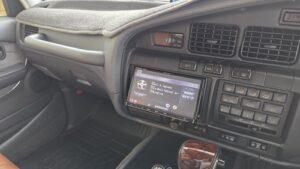 音が鳴らないスピーカー交換を実施後の、トヨタランドクルーザー80系(ランクル)オーディオ全景