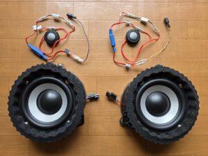 ホンダシビックタイプR(FL5型)用オーディオ音質向上スピーカー取付コンプリートキット