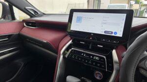 オーディオ音質向上目的のスピーカー交換を実施前の、トヨタハリアー(80系)JBL付車オーディオ全景