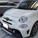 大画面ディスプレイオーディオへの付け替えを実施した、アバルト595