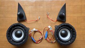 ルノートゥインゴGT用オーディオ音質向上スピーカー取付コンプリートキット