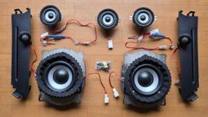 トヨタ30系アルファードJBL付車用オーディオ音質向上スピーカー取付コンプリートキット