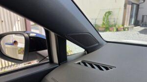 オーディオ音質向上目的のスピーカー交換を実施前の、フォルクスワーゲンゴルフ8.5RAピラー