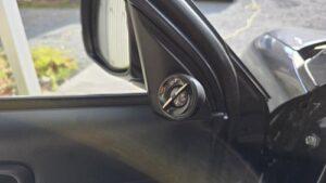 オーディオ音質向上目的のスピーカー交換を実施後の、ホンダN-ONE(JG3型)ツィーター