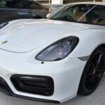 低音用スピーカーから音が出ない不具合の原因究明と対処を実施した、ポルシェケイマン(981型)