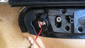 オーディオ音質向上目的のスピーカー交換を実施後の、ボルボV70ドアツィーター