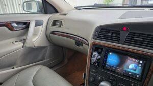 オーディオ音質向上目的のスピーカー交換を実施後の、ボルボV70オーディオ全景